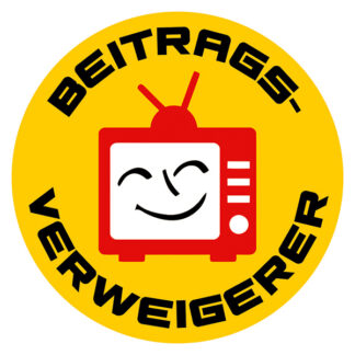 Aufkleber/Sticker - Beitragsverweigerer (Stickerset 10 Stück), Jetzt kaufen und sparen