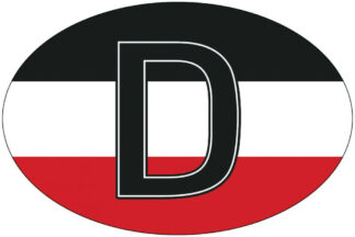 Aufkleber/Sticker - Deutschland-D (Stickerset 2 Stück), Jetzt kaufen und sparen