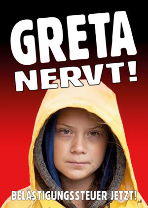 Aufkleber Greta nervt