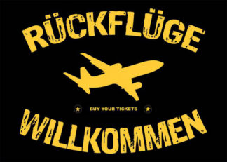 Aufkleber/Sticker - Rückflüge Willkommen (Stickerset 10 Stück), Jetzt kaufen und sparen