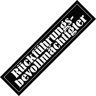 Aufkleber/Sticker - Rückführungsbevollmächtigter (Stickerset 10 Stück), Jetzt kaufen und sparen