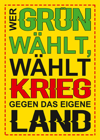 Aufkleber/Sticker - Wer Grün wählt, wählt ... (Stickerset 10 Stück), Jetzt kaufen