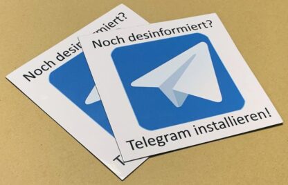 Magnetschild Telegram installieren