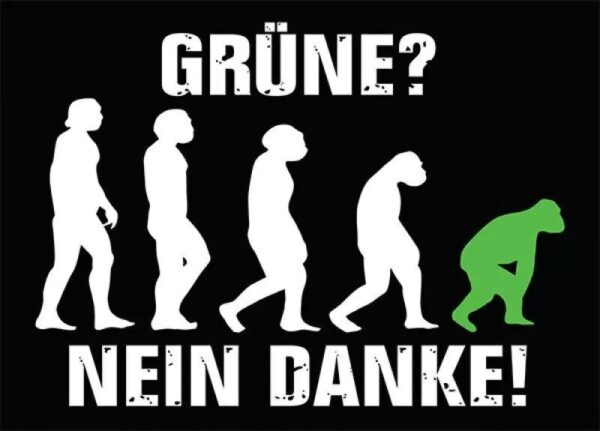 Aufkleber, Grüne Nein Danke, Entwicklung