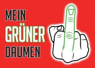Aufkleber/Sticker - Mein grüner Daumen