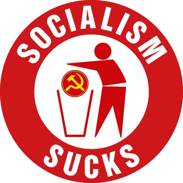 Aufkleber Socialism Sucks